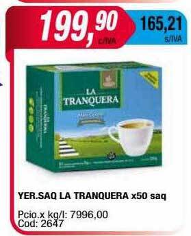 Maxiconsumo Yer. saq la tranquera oferta