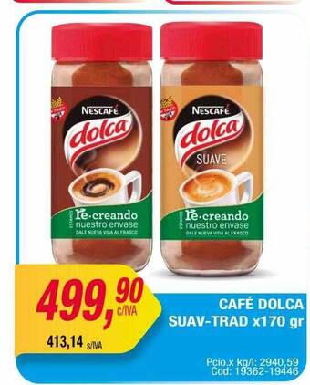 Maxiconsumo Café dolca suav-trad oferta