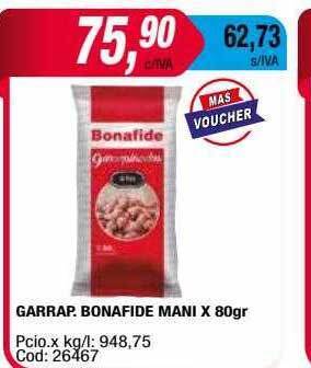 Maxiconsumo Garrap. bonafide mani oferta