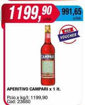 Maxiconsumo Aperitivo campari oferta