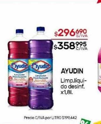 Nini Mayorista Ayudin limp liquido desinf oferta