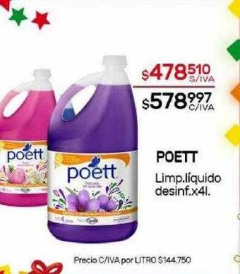 Nini Mayorista Poett limp liquido desinf oferta