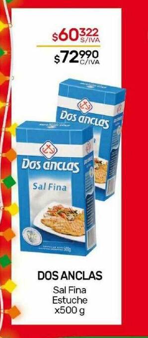 Nini Mayorista Dos anclas oferta