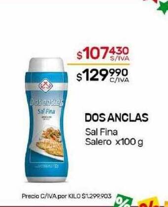 Nini Mayorista Dos anclas sal fina salero oferta