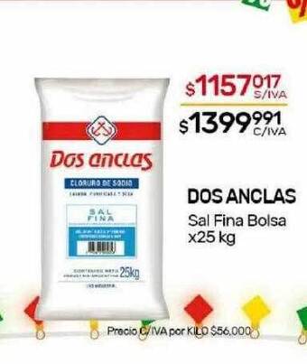Nini Mayorista Dos anclas sal fina bolsa oferta