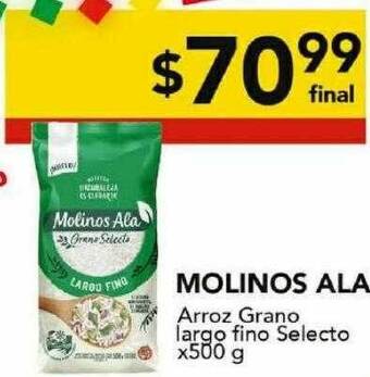 Nini Mayorista Molinos ala arroz grano largo fino selecto oferta