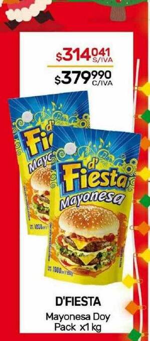 Nini Mayorista D'fiesta mayonesa doy oferta