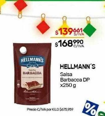 Nini Mayorista Hellmann's salsa barbacoa dp oferta