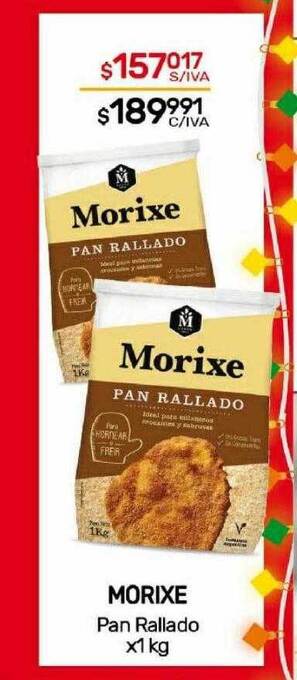 Nini Mayorista Morixe pan rallado oferta