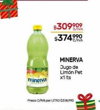 Nini Mayorista Minerva jugo de limon pet oferta
