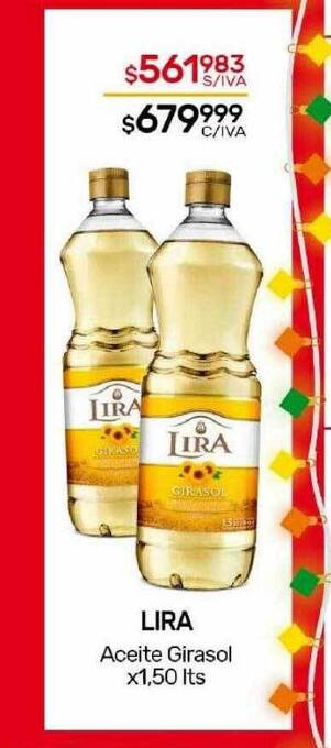 Nini Mayorista Lira aceite girasol oferta