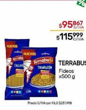 Nini Mayorista Terrabusi fideos oferta