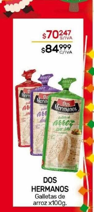 Nini Mayorista Dos hermanos galletas de arroz oferta