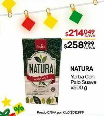 Nini Mayorista Natura yerba con palo suave oferta