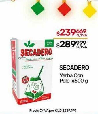 Nini Mayorista Secadero yerba con palo oferta