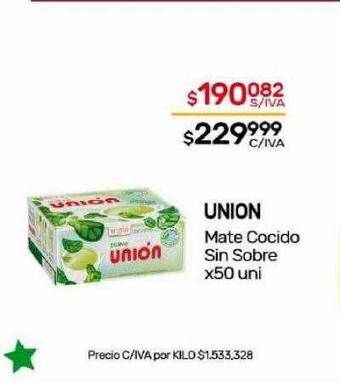 Nini Mayorista Union mate cocido sin sobre oferta