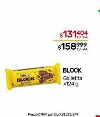 Nini Mayorista Block galletita oferta