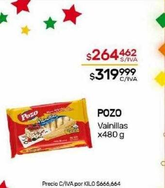 Nini Mayorista Pozo vainillas oferta