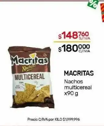 Nini Mayorista Macritas nachos multicereal oferta