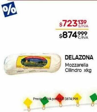 Nini Mayorista Delazona mozzarella cilindro oferta