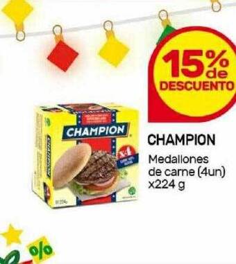 Nini Mayorista Champion medallones de carne oferta