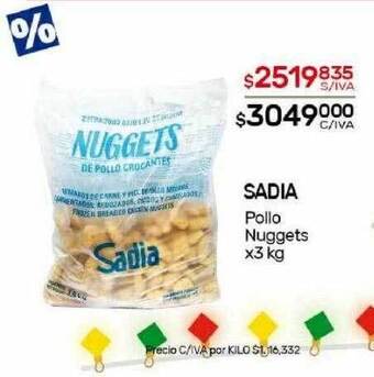 Nini Mayorista Sadia pollo nuggets oferta