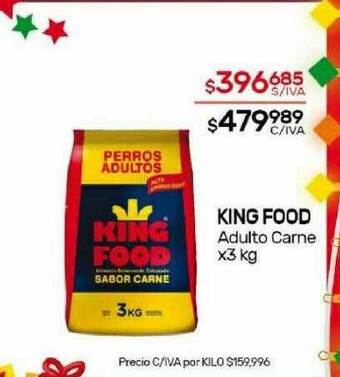 Nini Mayorista King food adulto carne oferta