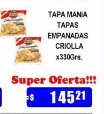 Dulcenter Tapa mania tapas empanadas criolla oferta