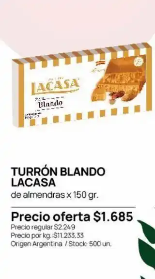 Turrón blando lacasa