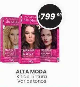 Arcoiris Supermercados Alta moda kit de tintura varios tonos oferta