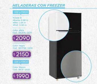 Cuotas del Sur Heladeras con freezer oferta