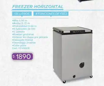 Freezer horizontal