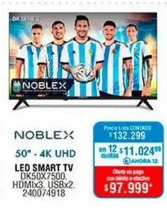 Perozzi Noblex led smart tv 50 oferta
