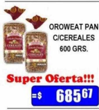 Dulcenter Oroweat pan c cereales oferta