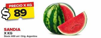 Carrefour Maxi Sandia x kg oferta