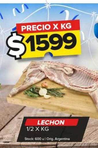 Carrefour Maxi Lechon 1-2 x kg oferta