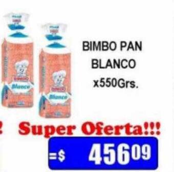 Dulcenter Bimbo pan blanco oferta