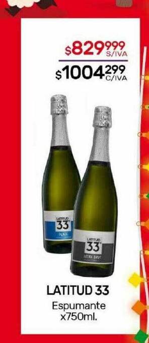 Nini Mayorista Latitud 33 espumante oferta