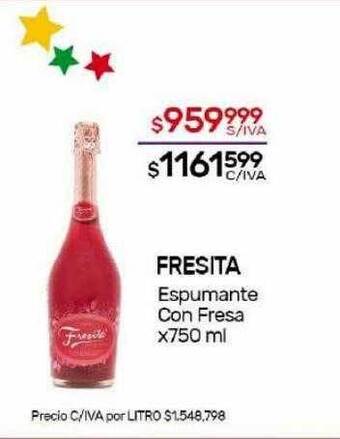 Nini Mayorista Fresita espumante con fresa oferta