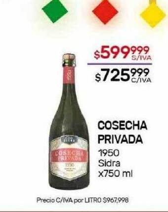 Nini Mayorista Cosecha privada 1950 sidra oferta