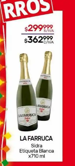Nini Mayorista La farruca sidra etiqueta blanca oferta