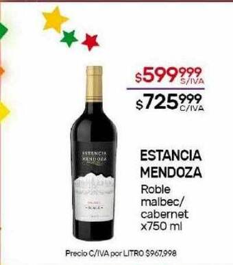 Nini Mayorista Estancia mendoza roble malbec cabernet oferta