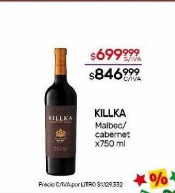Nini Mayorista Killka malbec cabernet oferta