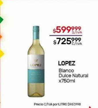 Nini Mayorista Lopez blanco dulce natural oferta