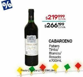 Nini Mayorista Cabarceno patero tinto blanco rosado oferta