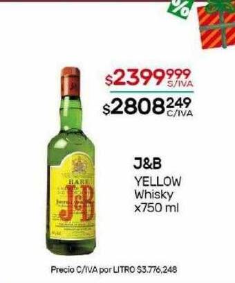 Nini Mayorista J&b yellow whisky oferta
