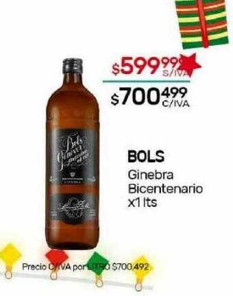Nini Mayorista Bols ginebra bicentenario oferta