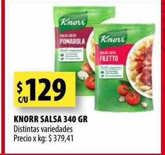 Punto Mayorista Knorr salsa oferta