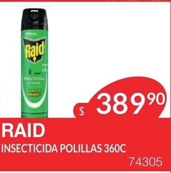 Masivos Raid Insecticida Polillas 360c oferta