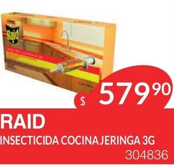 Masivos Raid Insecticida Cocina Jeringa 3g oferta
